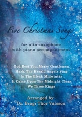 Five Christmas Songs - Alto Saxophone with Piano accompaniment P.O.D cover